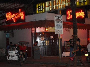 Nighttime Picture of RHAPSODY BAR ,Balibago, Angeles City, Philippines
