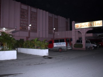 Nighttime Picture of Blue Fields Hotel ,Balibago, Angeles City, Philippines