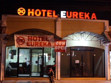 Nighttime Picture of Eureka hotel ,Balibago, Angeles City, Philippines