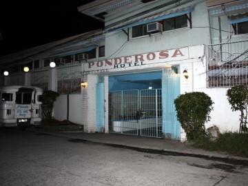Nighttime Picture of Ponderosa Hotel ,Balibago, Angeles City, Philippines