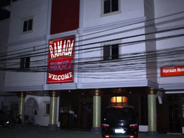 Nighttime Picture of PJ Inn Hotel ,Balibago, Angeles City, Philippines