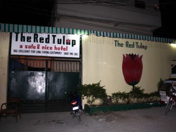 Nighttime Picture of Red Tulip Hotel ,Balibago, Angeles City, Philippines