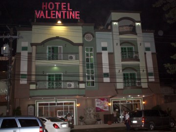 Nighttime Picture of Valentine Hotel ,Balibago, Angeles City, Philippines