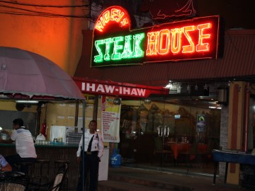 Nighttime Picture ofRibeye Steak House ,Balibago, Angeles City, Philippines