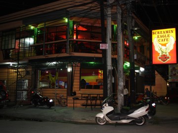 Nighttime Picture ofScreamin' Eagle Caf ,Balibago, Angeles City, Philippines